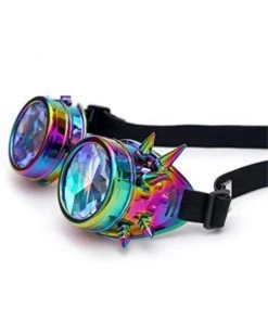 AE Spiky Kaleidoscope Steampunk Goggles