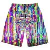 Set 4 Lyfe ABSTRACT GLITCH SHORTS