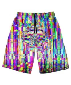 Set 4 Lyfe ABSTRACT GLITCH SHORTS