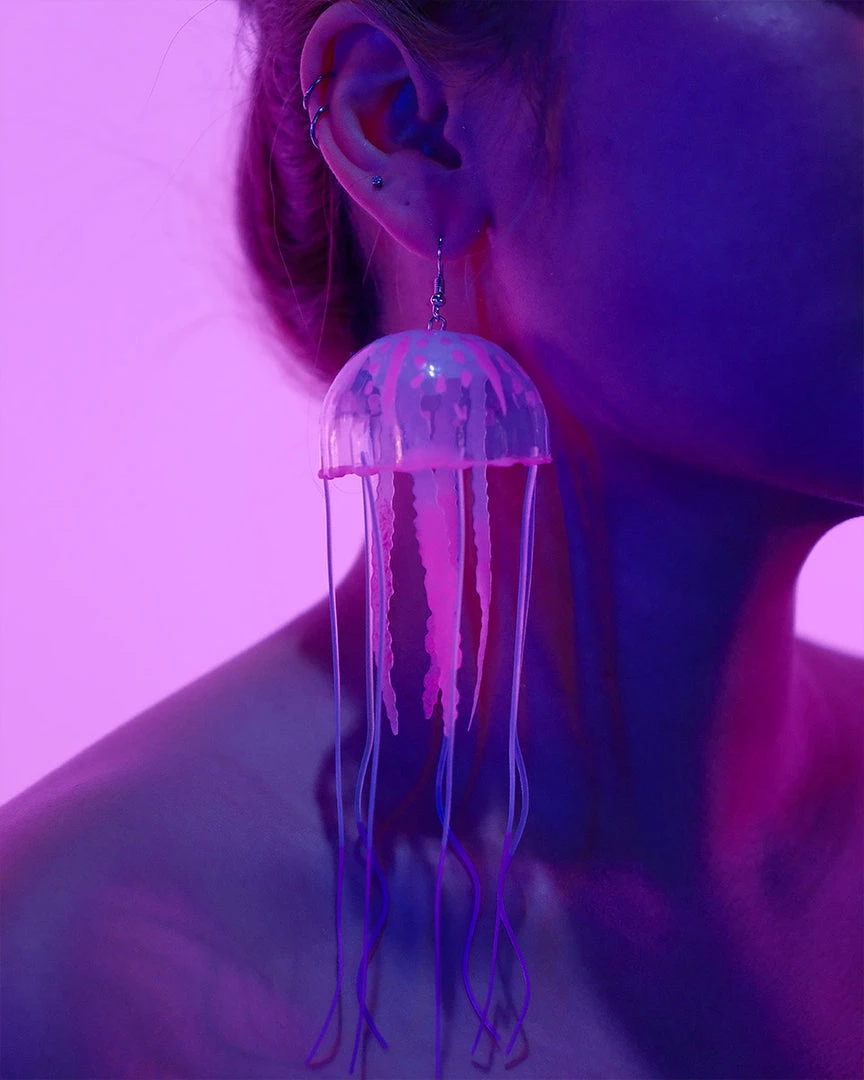 AE Neon Jellyfish Earrings 8 AE Neon Jellyfish Earrings