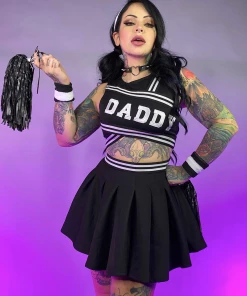 Forplay 6pc Daddy's Girl Cheerleader Costume Womens