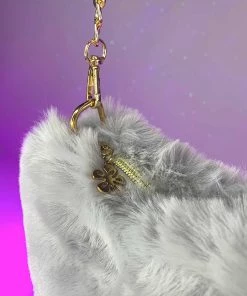 AE In Love With You Fuzzy Heart Purse New