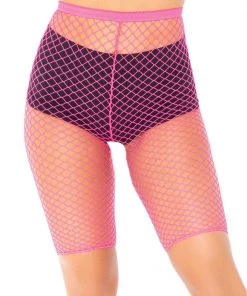 Leg Avenue New Fishnet Biker Shorts
