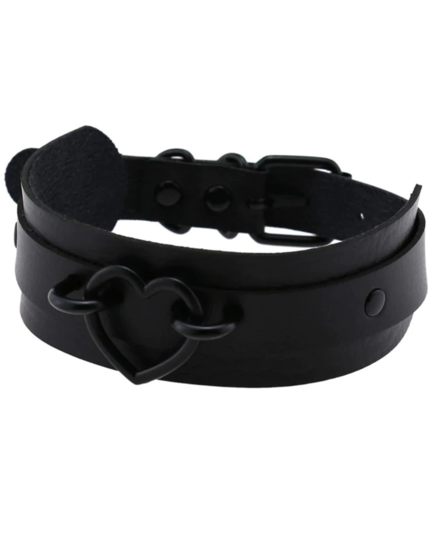 AE Heartless Faux Leather Choker 2 AE Heartless Faux Leather Choker