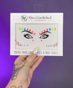 Uniflying Accessories Fight Love With Love Rave Face Jewel