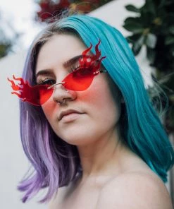 AE If Looks Could Burn Fire Glasses Swimwear