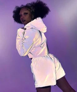 AE New Midnight Chrome Reflective Jacket