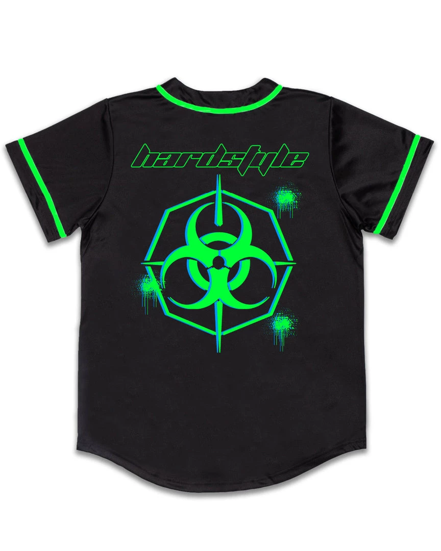 Jarmoo Biohazard Hardstyle Blacklight Green Jersey 13 Jarmoo Biohazard Hardstyle Blacklight Green Jersey