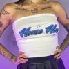 555stickers House Ho Graffiti White Bandeau Tube Top