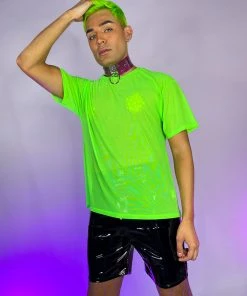 OhYes Fashion Got Ya Covered Oversized Mesh Tee