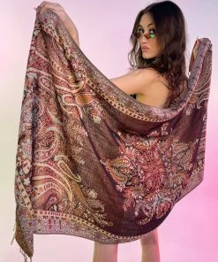 AE Classic Paisley Pashmina Scarf