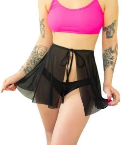 Bodyzone Spin Me Round Mesh Tie Skirt