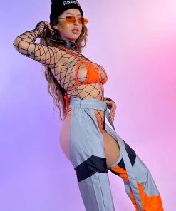 AE New Trip The Light Orange Reflective Chaps