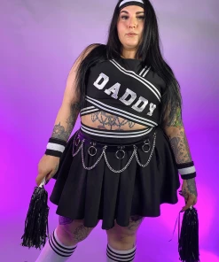 Forplay 6pc Daddy's Girl Cheerleader Costume Womens