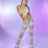 Hot And Delicious Radical Love 2pc Crochet Pant Set