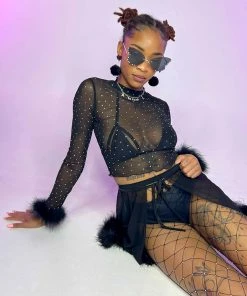 Bear Dance High Class Mesh Long Sleeve Top 14 Bear Dance High Class Mesh Long Sleeve Top