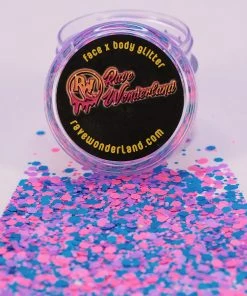 Xucai Neon Disco Chunky Matte Glitter