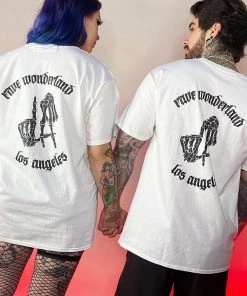 Jarmoo Womens LA Skeleton Hands RW Tee