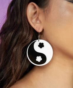 Nomad Kandi Daisy Yin Yang Earrings