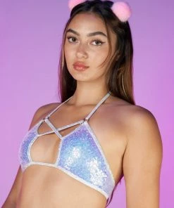 Roma New Lavender Sugar Nova Criss-Cross Top