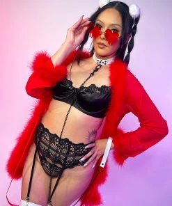 Roma Covered In Lace 3pc Lingerie Set New