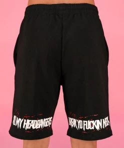 Jarmoo Bottoms Headbanger Break Yo Neck Basketball Shorts