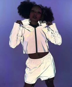 AE New Midnight Chrome Reflective Jacket