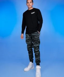 Phillip Marciano LLC Black Camo Men's Joggers