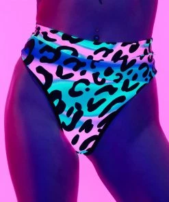 Elizabeth Acid Jungle Scrunch Back Booty Shorts