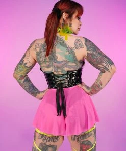 Daisy's Corsets Black Patent Waist Cincher