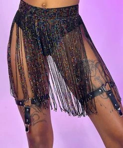 Hot And Delicious New Black Opal Cover Up Skirt