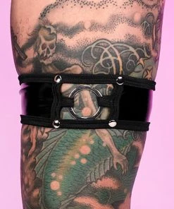 Bodyzone New Sugar Baby Black Leg Garter