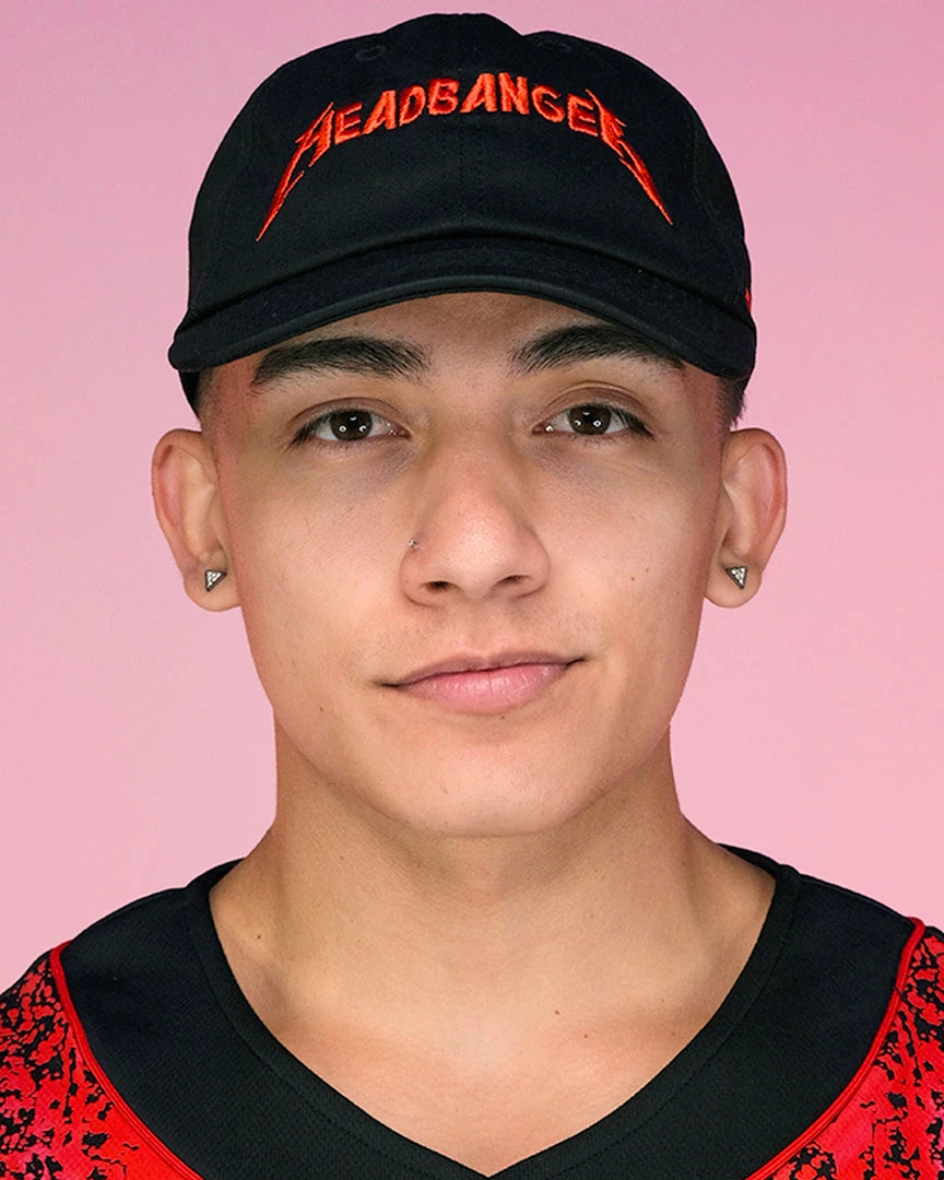 Jarmoo Womens Red Metal AF Headbanger Dad Hat 1 Jarmoo Womens Red Metal AF Headbanger Dad Hat