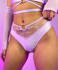 OhYes Fashion New Butterfly Baby O-Ring High Cut Bottoms