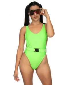 AE Buckle Up! Baywatch Rave Bodysuit