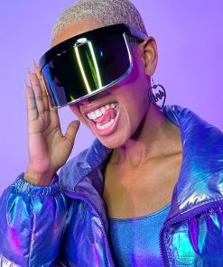 GloFX Sunglasses Visor - Rainbow Gradient