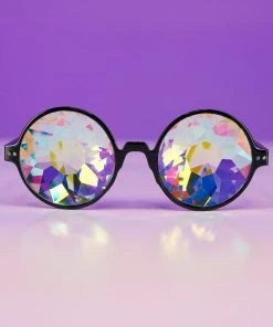 AE Retro Round Kaleidoscope Glasses Womens