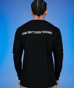 555stickers Techno Snob This Isn't Even Techno Long Sleeve Shirt Womens