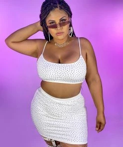 Hot And Delicious New Lovestruck White 2pc Set