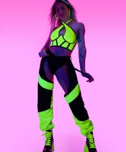 Daisy's Corsets Green Hazard Corset Halter Top New