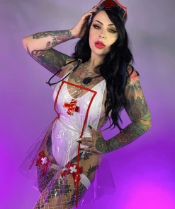 Roma 4pc Naughty Nurse Costume