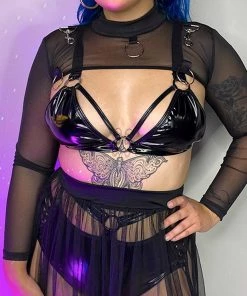 AE New Latch On Mesh Shrug