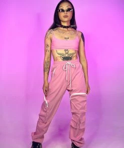 Hot And Delicious Emboldened Pink 2pc Pants Set