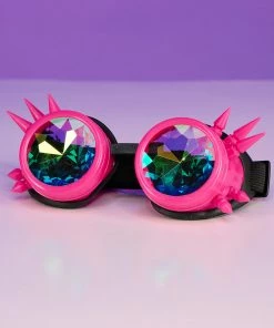 AE Spiky Kaleidoscope Steampunk Goggles