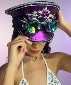 KBW New Desert Royal Sequin Captain Hat