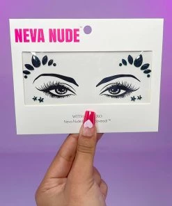 Neva Nude Black Magic Pixie Crystal Face Jewel Accessories