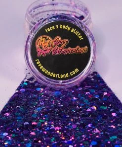 Xucai Deep Purple Holographic Glitter