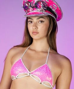 Roma New Pink Sugar Nova Keyhole Bikini Top