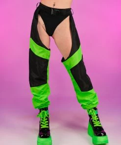 AE Toxic Green Chaps New