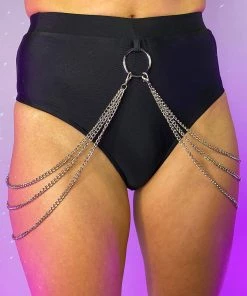 OhYes Fashion New Say A Prayer Cascading Chain High Waist Bottoms
